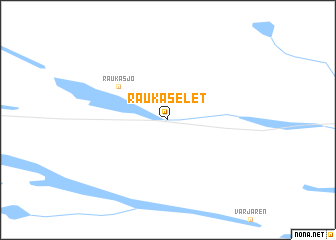 map of Raukaselet