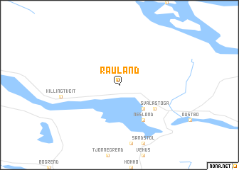 map of Rauland