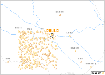 map of Raula