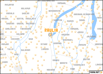 map of Rāulia