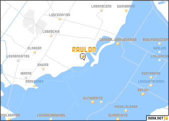 map of Raulón