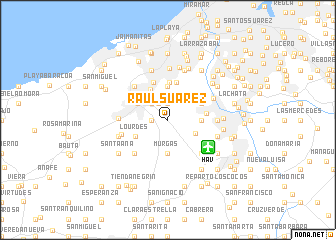 map of Raul Suárez