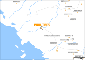 map of Raul Tres