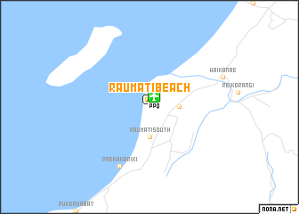 map of Raumati Beach