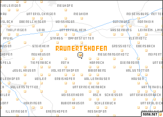 map of Raunertshofen