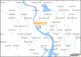 map of Raungzu