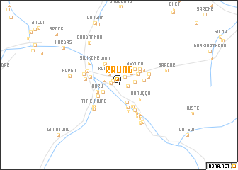 map of Raung