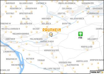 map of Raunheim