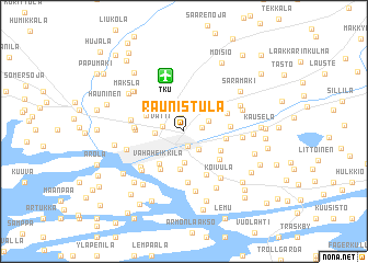 map of Raunistula