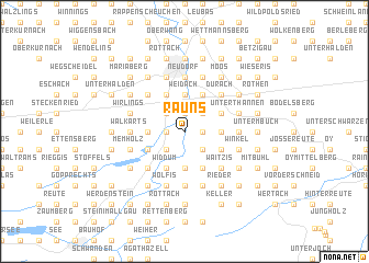 map of Rauns