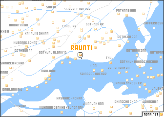 map of Raunti