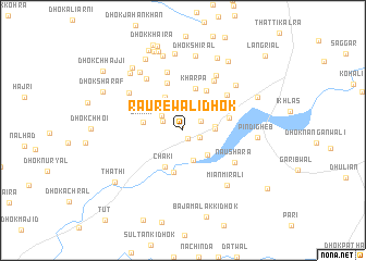 map of Raurewāli Dhok