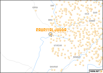 map of Rauriyāl Judda