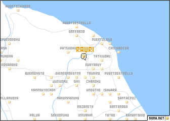 map of Rauri