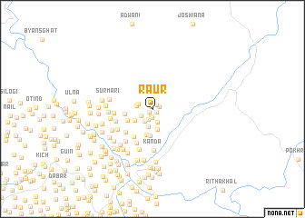 map of Raur