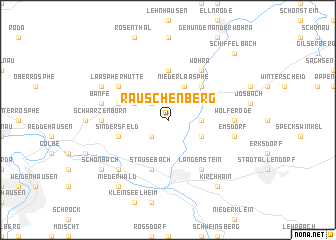 map of Rauschenberg