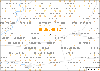 map of Rauschwitz