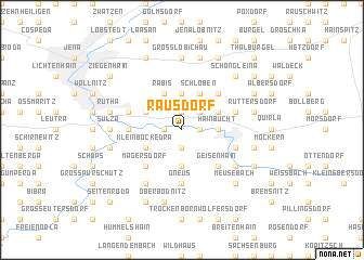 map of Rausdorf