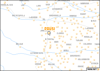 map of Rauši°