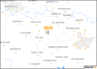 map of Raus