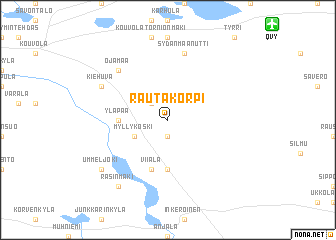 map of Rautakorpi