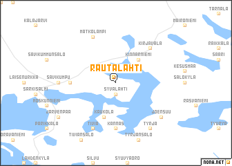 map of Rautalahti