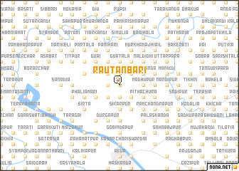 map of Rāutanbāri