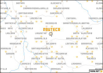 map of Rauteca