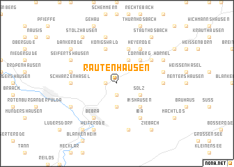 map of Rautenhausen