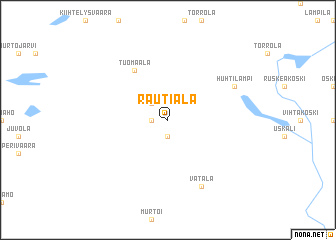 map of Rautiala