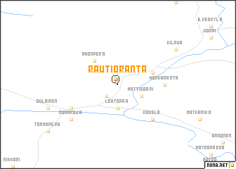 map of Rautioranta