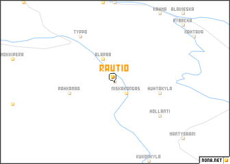 map of Rautio