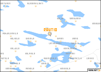map of Rautio
