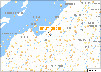 map of Rauti Qadīm