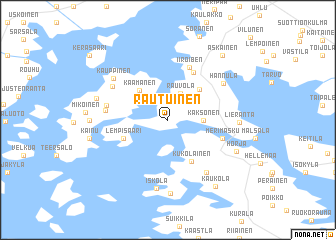 map of Rautuinen