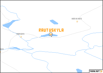 map of Rautuskylä