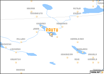 map of Rautu