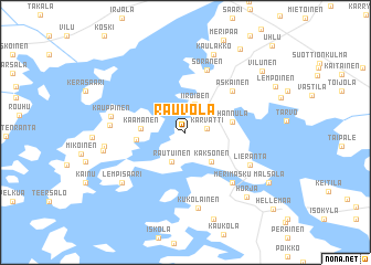 map of Rauvolä