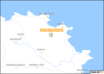 map of Ravadinovo