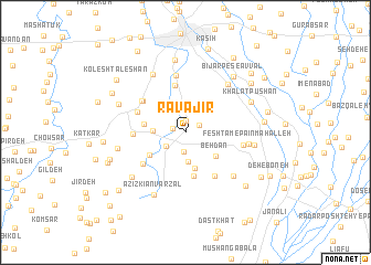 map of Ravājīr