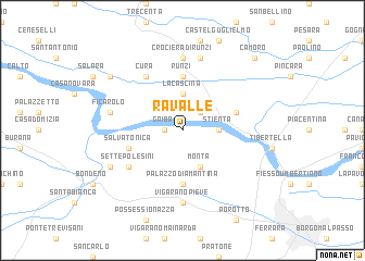 map of Ravalle