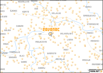 map of Ravanac