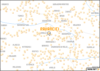 map of Ravančići