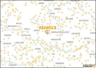 map of Ravanica