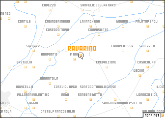 map of Ravarino