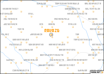 map of Ravazd