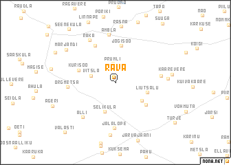 map of Rava