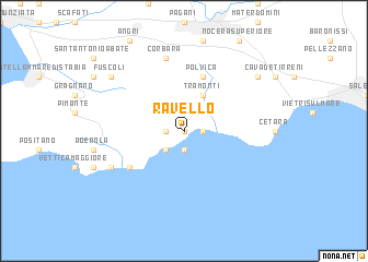 map of Ravello