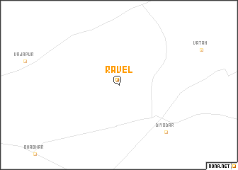 map of Ravel