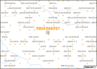 map of Ravenhorst